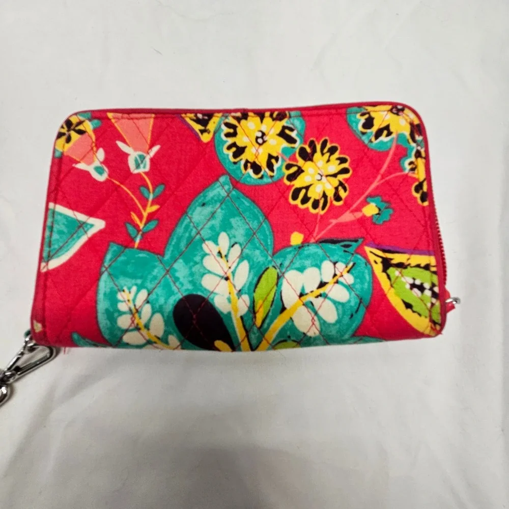 Vera Bradley Hipster Bag & Wallet Womens OS Red Rain Forest Quilted Set